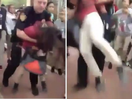 警察が12歳女子中学生をコンクリートに叩きつける暴挙 ⇒ 他の生徒が撮影、大問題に