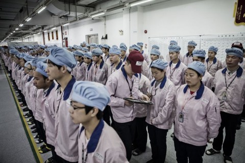 iPhone作ってる中国の工場に行ってみたら衝撃だった… (画像)