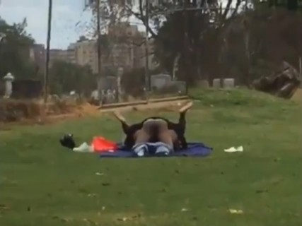 【動画】アメリカの公園ってこんな普通に男女がセ○クスしてんの？