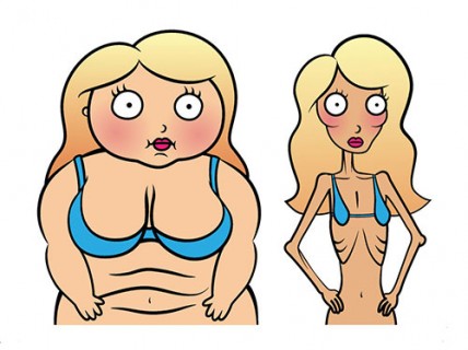 体脂肪が０に近い女性の身体、ヤバすぎる（動画）