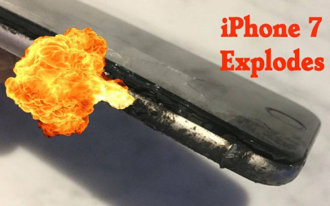 サムスンのスマホに続いて「iPhone 7」も爆発・・・炎上動画がヤバい