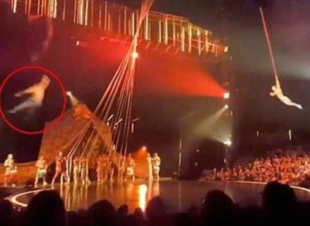 【衝撃映像】シルク・ドゥ・ソレイユの団員が公演中に死亡する瞬間の動画がヤバイ