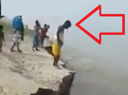 【衝撃映像】海辺の崖の上にいる男 ⇒ 今からヤバい事が起こります・・・・・・