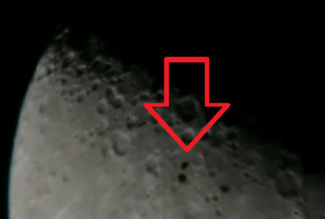 【衝撃】月をズームアップで撮影していた俺、見ちゃいけないものを見てしまう…（動画あり）