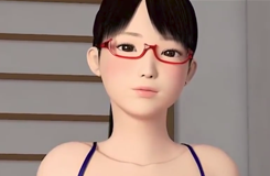 【エロアニメ】ポニーテールの眼鏡妹が仮性包茎の兄チ●ポを…