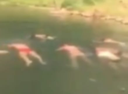【閲覧注意】湖で６人が溺れ死んでいる光景がガチで怖すぎると話題に