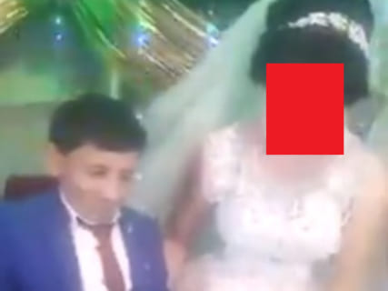 【動画】障害者の男性と泣きながら嫌そうに結婚式を挙げている女性が話題に
