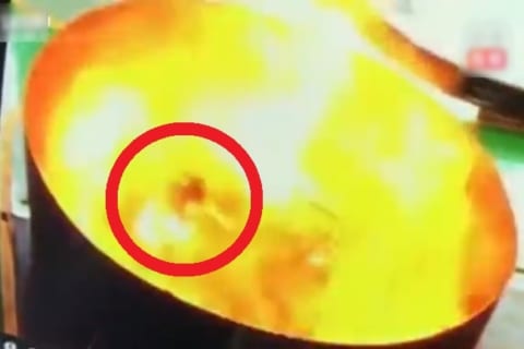 【超恐怖】工場で ”地獄の窯” に燃やされる作業員の映像が怖すぎると話題に