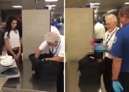 【動画あり】女の子、空港の荷物検査で ”オ○ニーしまくっている” 事がバレてしまうｗｗｗｗｗ