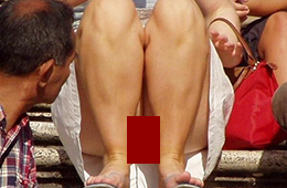 【超悲報】パ●チラを覗き見した結果www→おまえらに見つかり即死wwwwwwww(画像あり)