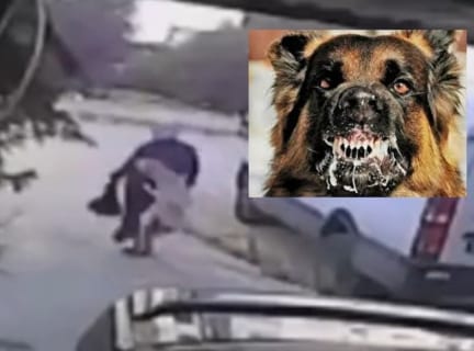 【衝撃映像】狂犬病の犬がどれだけ異常かが良く分かる動画　狙われた女編