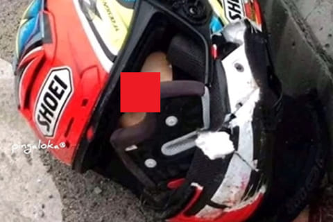 【閲覧注意】バイクの事故現場で、ヘルメットの中身を絶対に見てはいけない理由