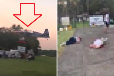 【閲覧注意】レッドブルの飛行機が墜落。地上にいた観客の姿がアカン…（動画あり）