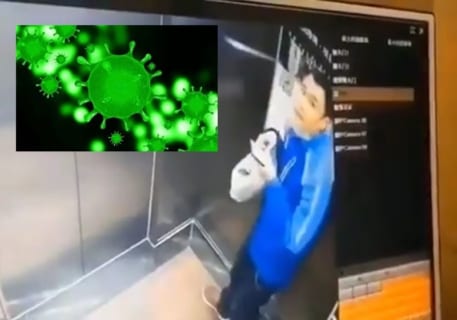 中国で「コロナウイルスをうつす方法」とかいう恐ろしい動画がネット上で話題に