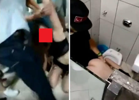 【動画】男子トイレに ”誰とでもセ○クスする女” が現れた結果ｗｗｗｗｗｗ