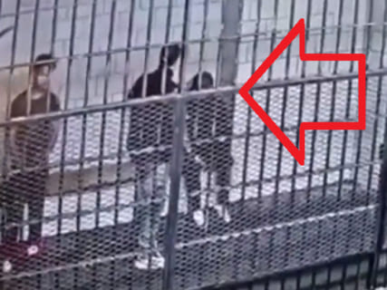 【無双】刑務所の監獄で新入りにケンカ売った囚人が3秒でこうなる監視カメラ映像