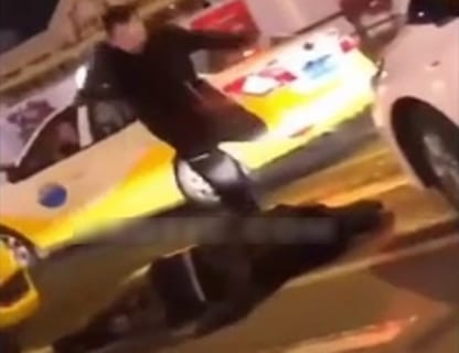 【動画】最恐のタクシー運転手、ケンカ売ってきたＤＱＮ客をマジで殺してしまう・・・