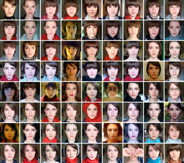 自分の顔を1650回写真で撮った女性、「全部の写真がかわいい」という結果に。［80］images