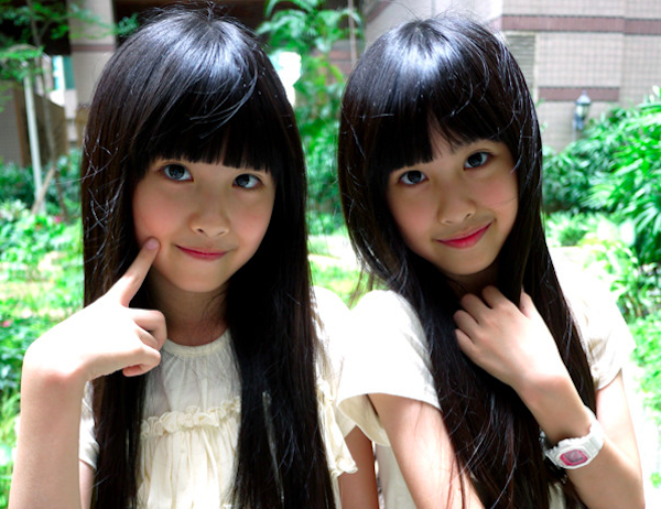 【画像】台湾の可愛すぎる双子の美少女（11歳）が話題に