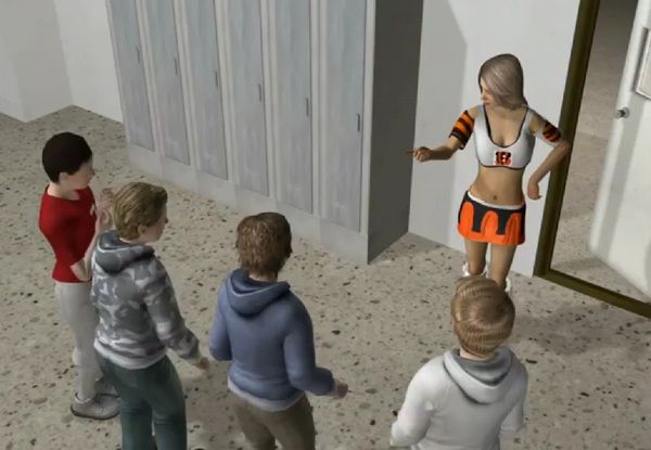 16歳とセ●クスして逮捕されたチアリーダーの3D動画