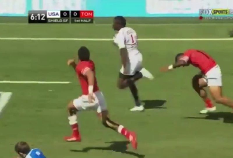 【動画】世界最速のラグビープレーヤーが凄すぎる。誰も追いつけない