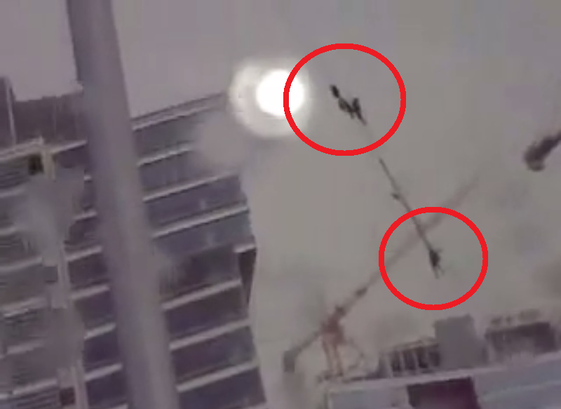 【動画】４人が死亡。ビルの窓清掃、強風の日に絶対にやってはいけない理由・・・