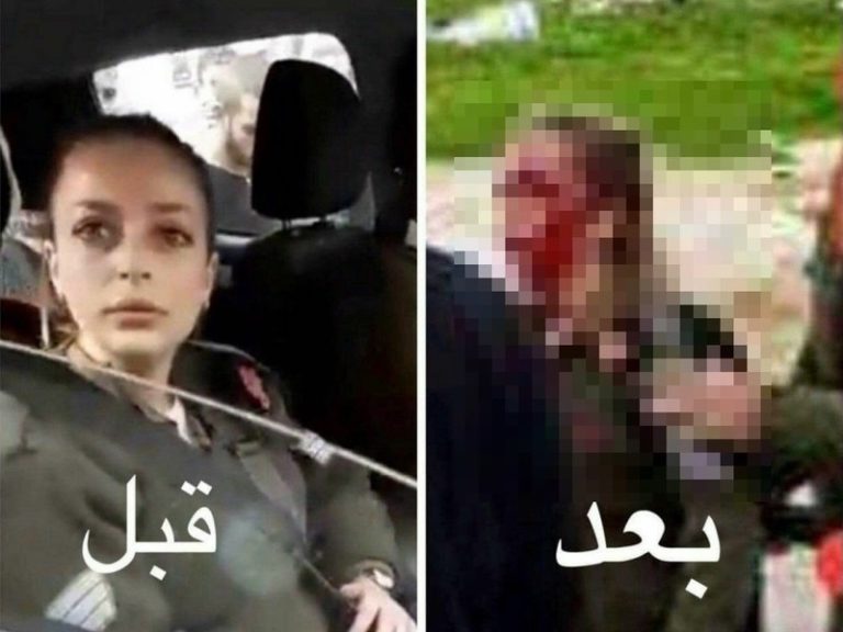 【閲覧注意】イスラエルの美人すぎる女性兵士、実際に戦場に出たらこうなる…（画像あり）