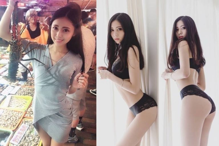 【画像】台湾の屋台でロブスター売ってる女の子がマジでエロすぎると話題に