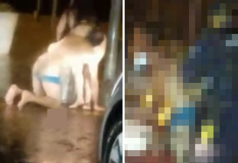 【動画】街中でめちゃめちゃセ○クスしてるカップル ⇒ 2分後こうなりますｗｗｗｗｗ
