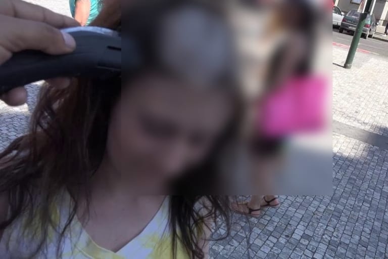 【狂気】ユーチューバーが女に「コレ」をやる動画、もはや炎上どころではない・・・（動画あり）