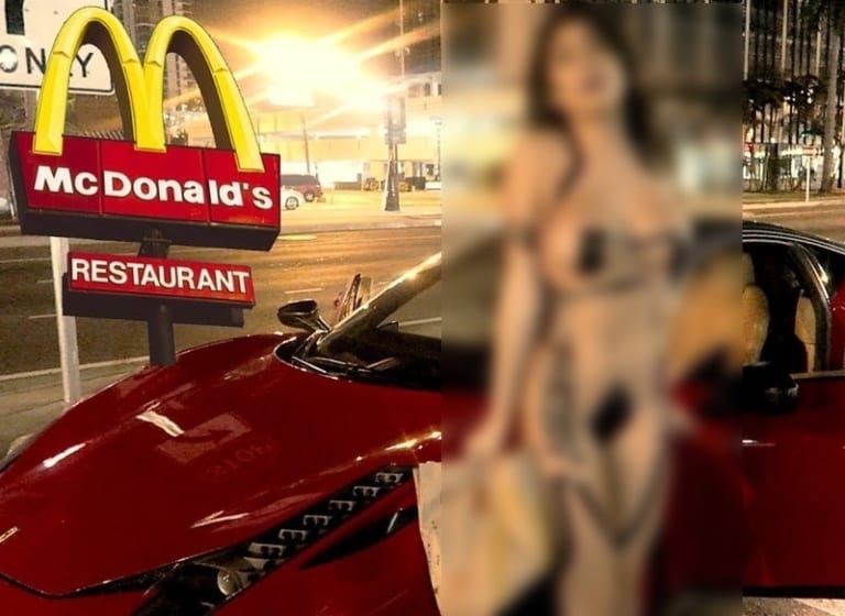 【エロ注意】女さん、とんでもない格好でマクドナルドに現れてしまう…