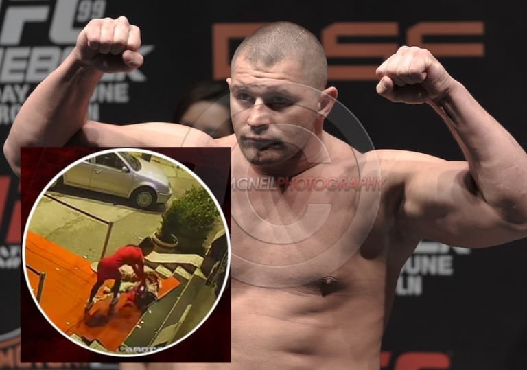 【最強】元UFCヘビー級ファイター、女性をレ●プしようとしている男を見つけこうする