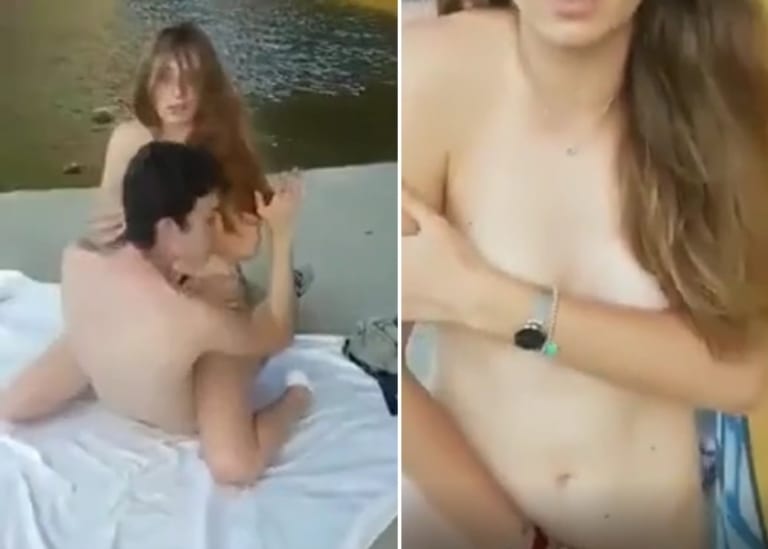 【動画】めっちゃ可愛いギャル、野外セックスを盗撮され全裸でキレてしまうｗｗｗｗｗ