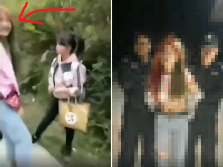 【超朗報】このいじめ動画でいじめてるピンク髪ヤンキーJKの末路ｗｗｗｗｗ