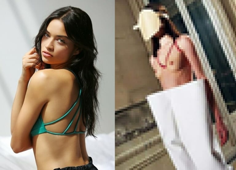 【画像】美人モデル、ショーで ”おっぱい丸出し衣装” を着させられこうなる…