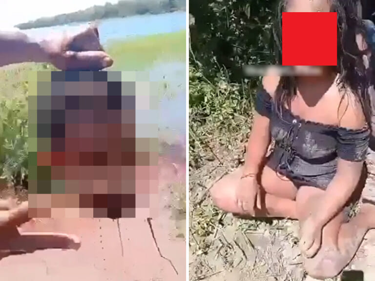 【閲覧注意】女がギャングに目の前で彼氏を斬首された時の表情が…（動画あり）