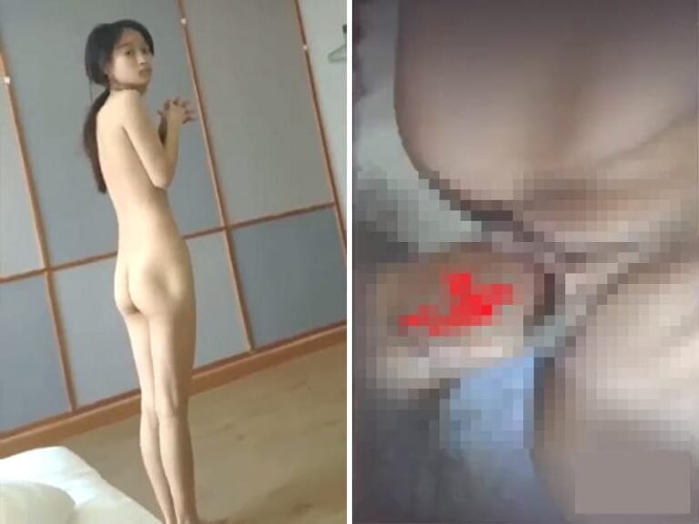 【ハメ撮り】18歳の美少女が処女を奪われる記念のビデオがエロすぎる