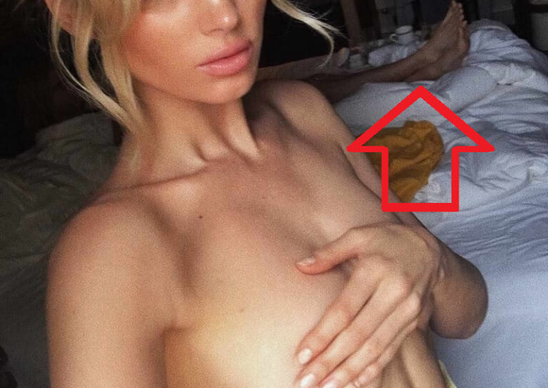 【衝撃】人気モデル、”セ○クス後” の写真をアップしてしまい炎上…これは酷い（画像あり）