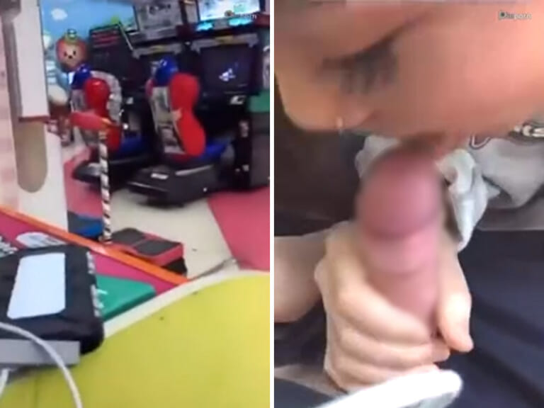 【動画】ゲーセンで白人にフ○ラチオさせられた日本人ギャル、晒されるｗｗｗ