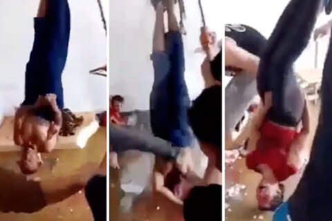 【閲覧注意】世界最強のギャング、人間をサンドバッグにする（動画あり）