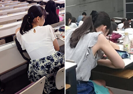 【ガチ盗撮】美人女子大生、こんなエロ動画が出回ってる事知ったら自殺するだろうな