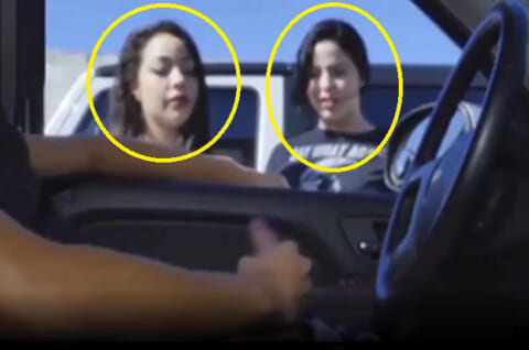 【動画】車でオ○ニーしてた男。そこに現れた2人の女がとんでもない変態で…