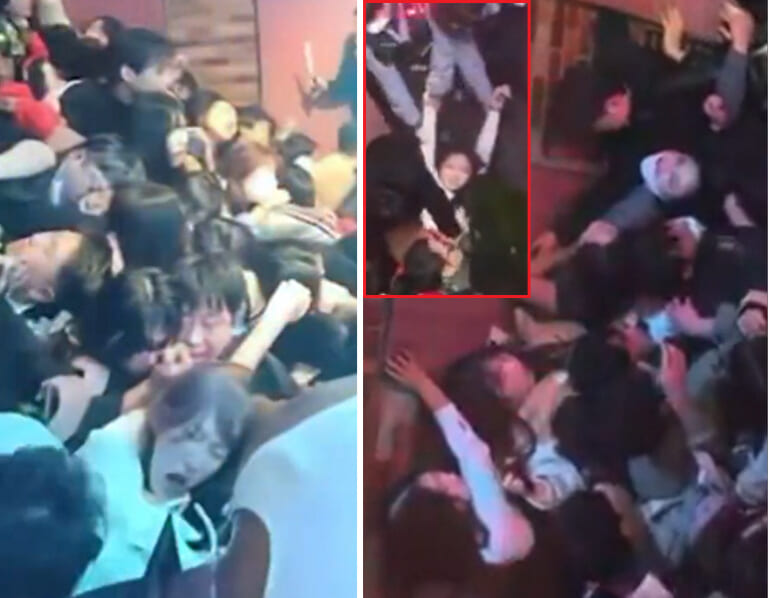 【閲覧注意】韓国153人圧死事故。最もやばかった ”坂の一番下” の無修正動画、ガチで地獄