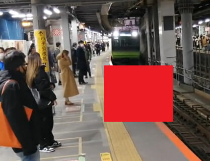 【閲覧注意】昨日の渋谷駅の人身事故、無修正動画がトラウマレベル