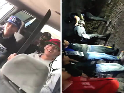 【衝撃映像】メキシコでイキってた高校生5人、”本物のギャング” に捕まりこうなる