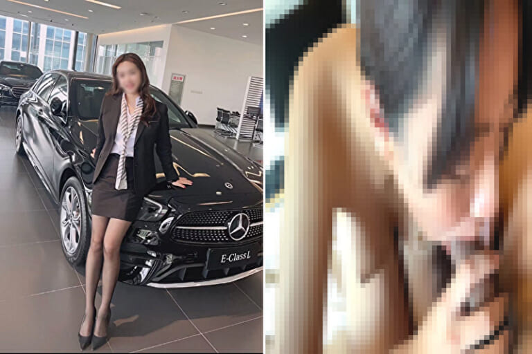 【枕営業】ベンツの美人店員、車を売るため客とセ○クス…これはエロすぎる