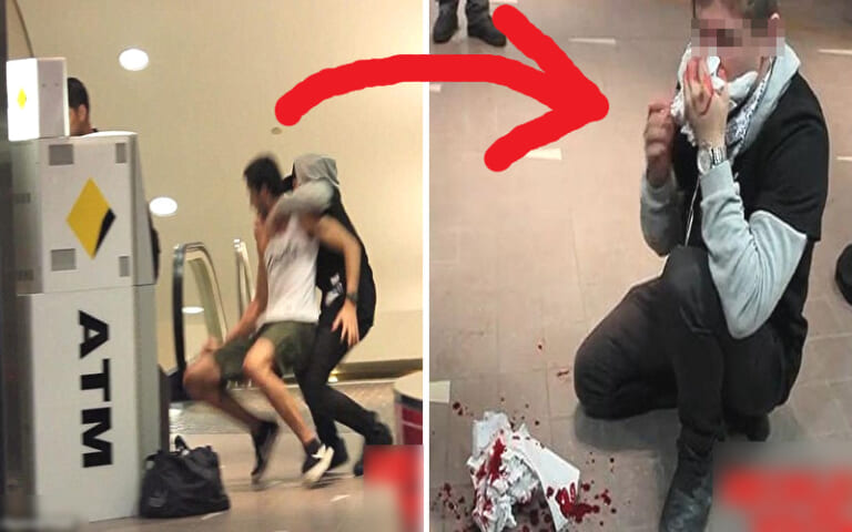 【閲覧注意】街中でドッキリした迷惑系YouTuber、ボコボコにされ重傷。これはザマァｗ（動画あり）