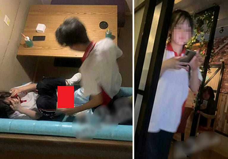 ファミレスでセ○クスした高校生、無修正で晒される。女の子が可愛すぎると話題に