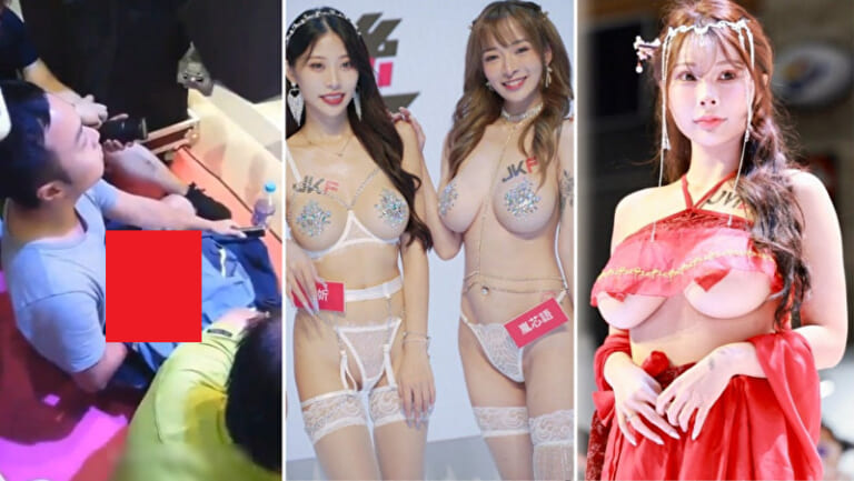 【動画あり】台湾の激エロイベント。客席でおっさんがシコリ始めてしまうｗｗｗｗｗｗ