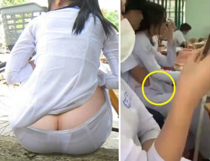 【激写】ベトナムのアオザイ女子●生、エロすぎて授業中に手マンされてしまうｗｗｗｗｗ（動画あり）